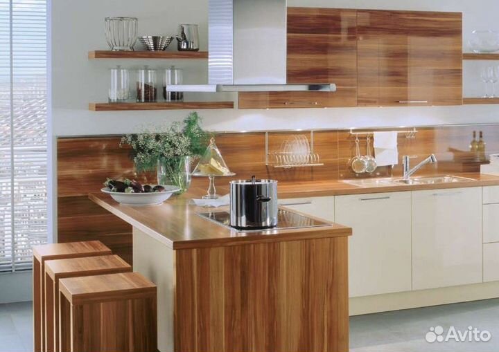 Кухонные фартуки скинали из стекла в Реутове