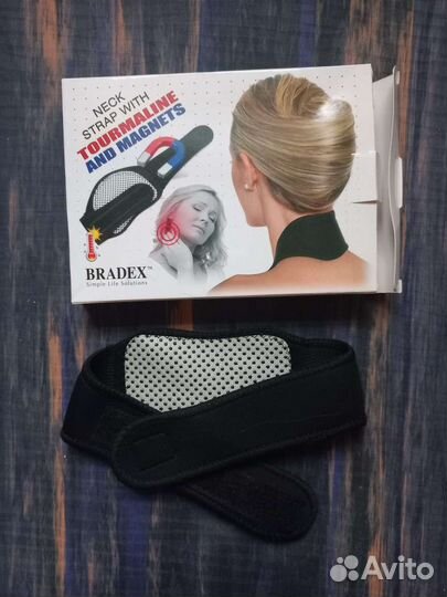 Накладка на шею с турмалином и магнитами