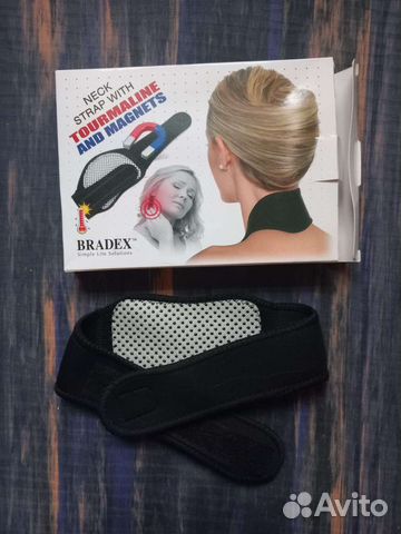 Накладка на шею с турмалином и магнитами