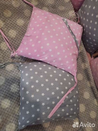 Бортики в детскую кроватку