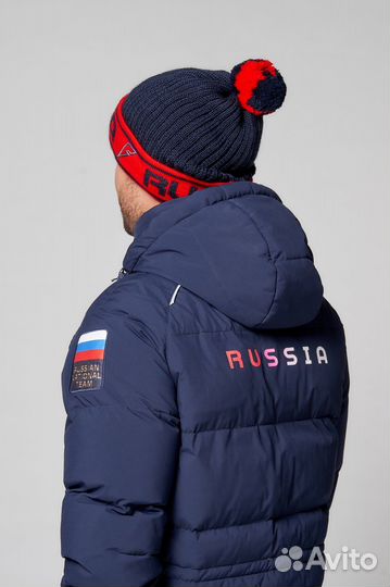 Шапка вязаная (синий) L и XL forward