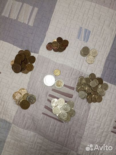 Монеты СССР 2.3.5.10.15.20коп.1р.10р