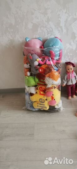 Мешок мягких игрушек