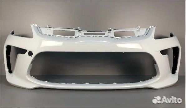 Бампер передний Kia Rio (2017-2020) - белый