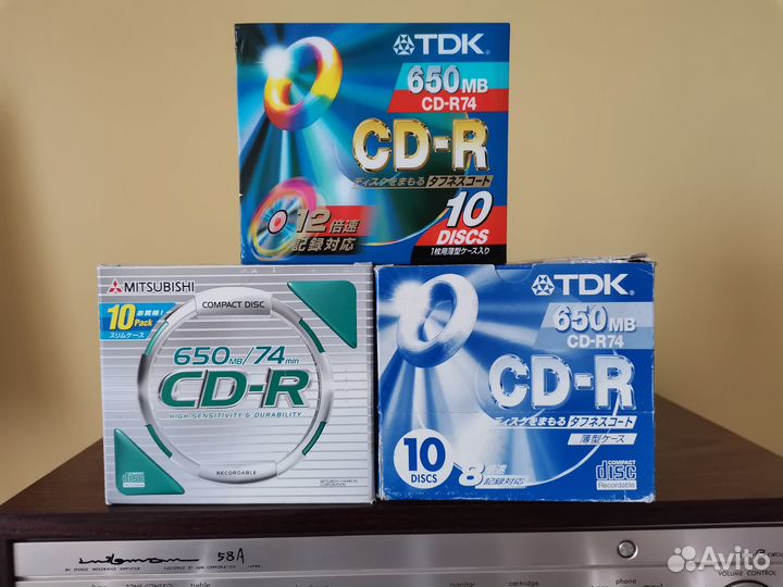 TDK CD-R 650mb / Mitsubishi Chemicals / Раритет