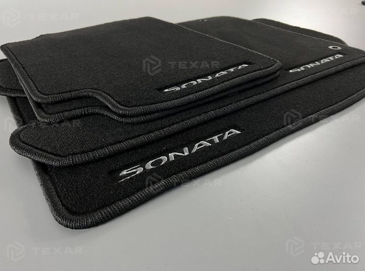Коврики на Hyundai Sonata DN8 ворсовые