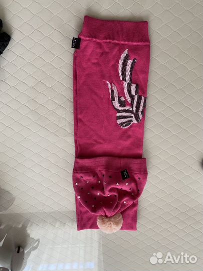 Брендовые Шапки/ варежки для девочки 6-18 мес