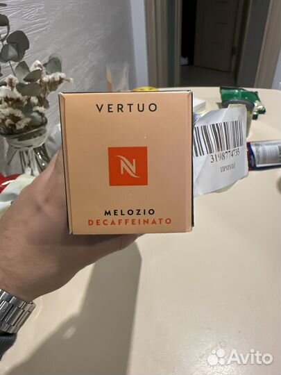 Капсулы nespresso vertuo melozio decaffeinato