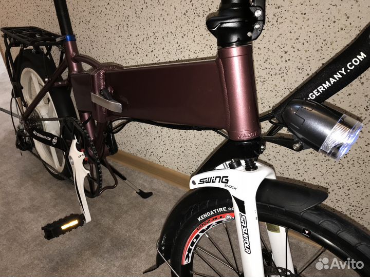 Складной и Stromer ST элит электровелосипеды