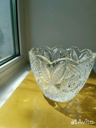 Ваза посуда хрустальная салатница конфетница