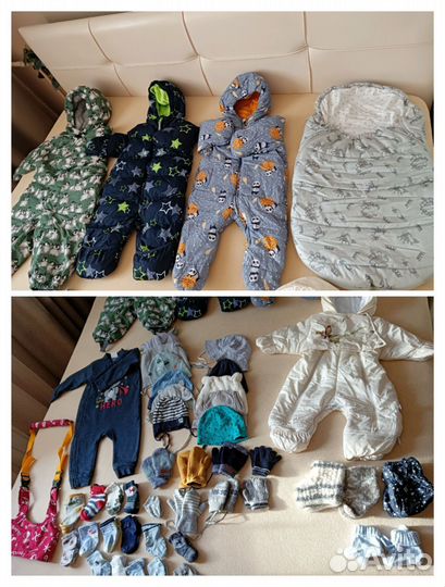 Огромный пакет вещей на мальчика от 50 до 80