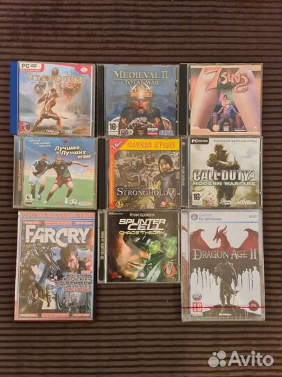 9 игр - Titan Quest, 7 Sins, Total War, Stronghold