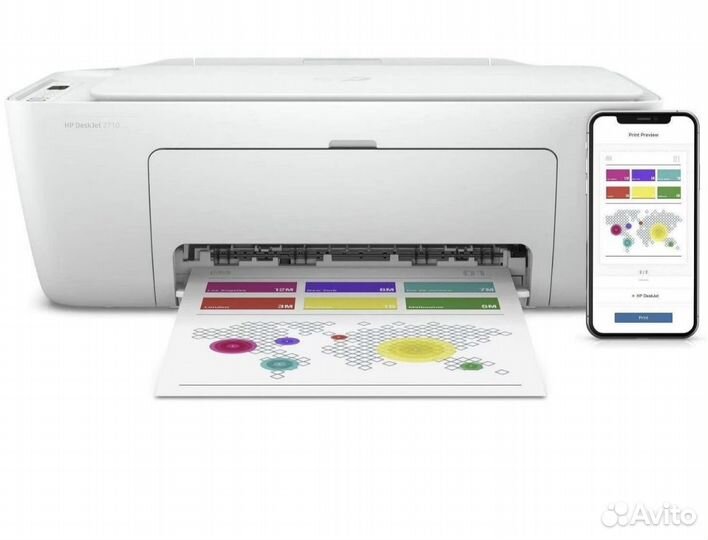 Принтер новый мфу HP 2720