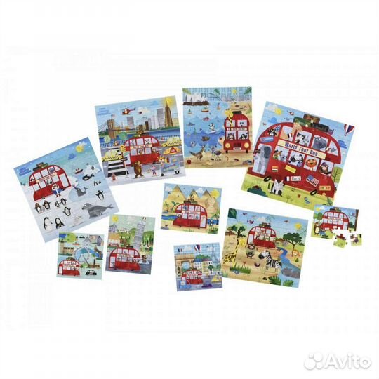 Пазлы trefl детские 100 - 160 элементов