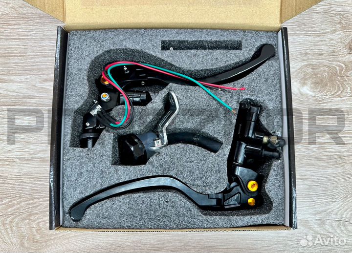 Дублёр заднего тормоза + рычаг сцепления, питбайк