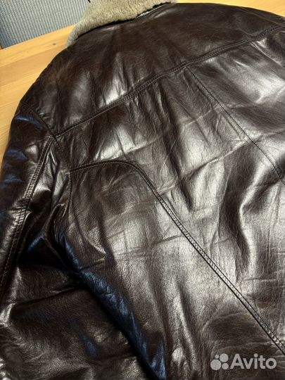Куртка дубленка натуральная кожа и мех
