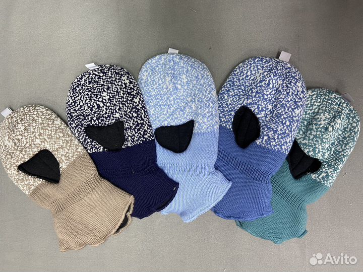 Шапка шлем детская