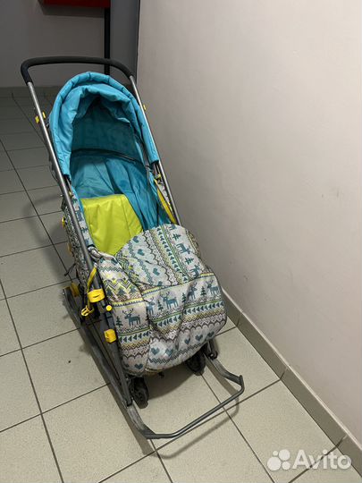 Санки коляска nika ника