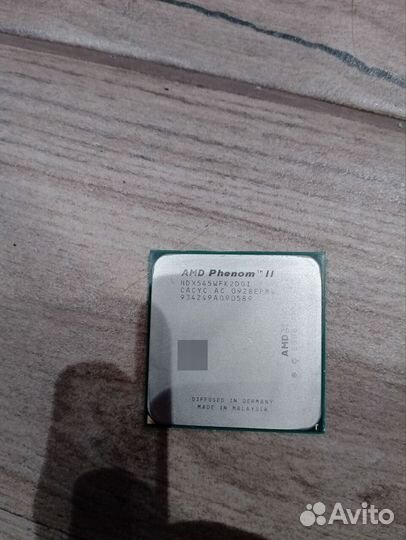 Процессор AMD Phenom II X2 Callisto 545 AM3