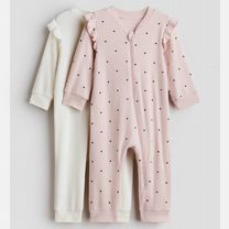 Слип комбинезон в рубчик на молнии 2шт 92 H&M, Смоленск