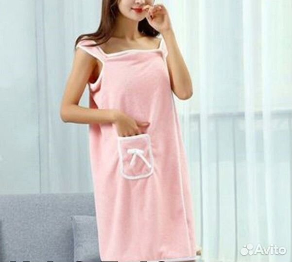 Женское полотенце - халат