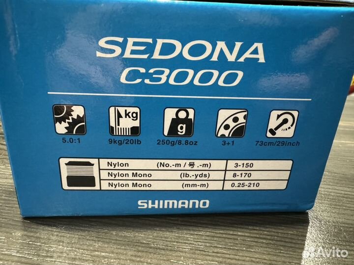 Катушка shimano sedona c3000