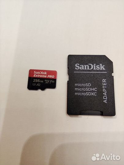 Карта памяти SanDisk microsdxc 256GB Extreme PRO