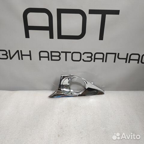 Рамка птф левая toyota camry 50 хром дорестайлинг