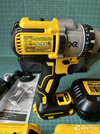 Шуруповерт Dewalt dcd 991p2 (к-т с быстр зарядкой)