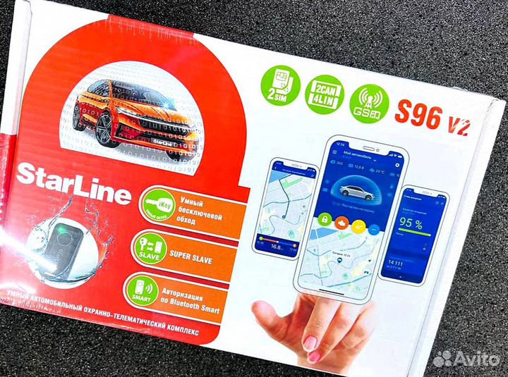 Сигнализация Starline S96 2canlin v2