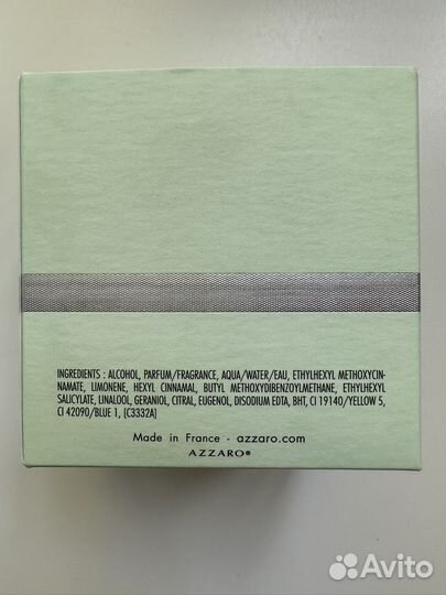Туалетная вода Mademoiselle azzaro