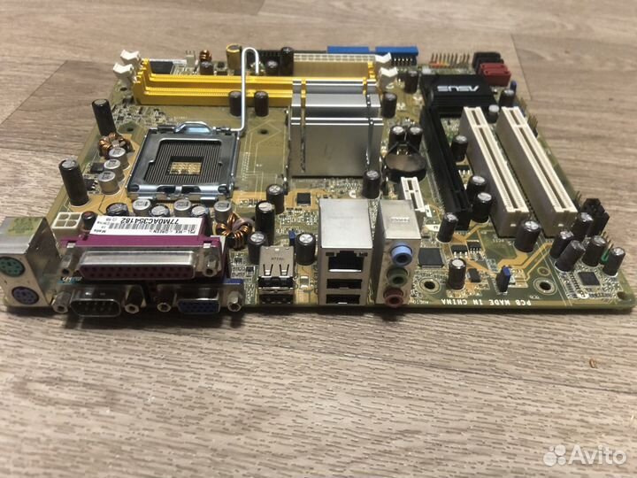 Материнская плата socket p5l-mx