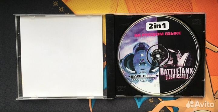 2 in 1 Battle Tanx + Eagle One PlayStation Штамп