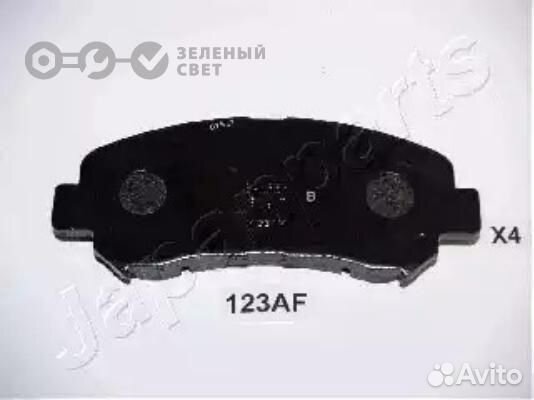 Japanparts PA123AF Колодки тормозные передние niss