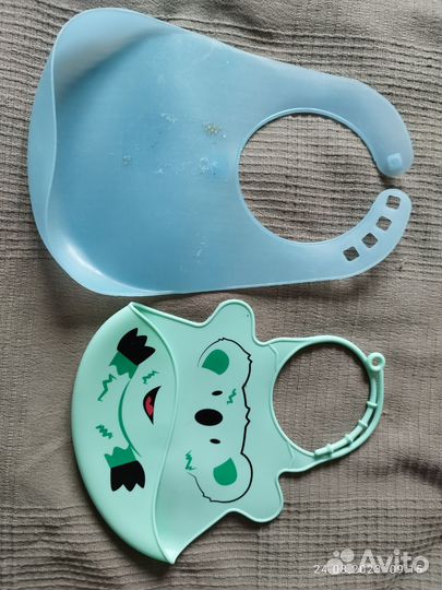 Нагрудники для кормления с кармашками