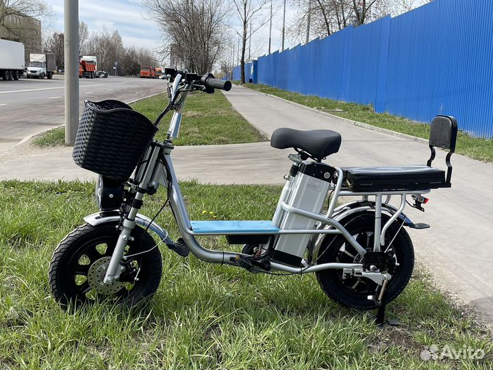 Мощный электровелосипед колхозник 20 ампер