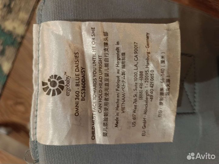 Эргорюкзак ergobaby omni 360