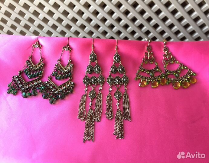 Италия Испания Серьги Подвесы в Этно стиле