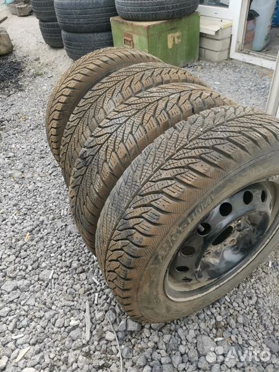 Резина с дисками 4шт. липучка 175 65 14