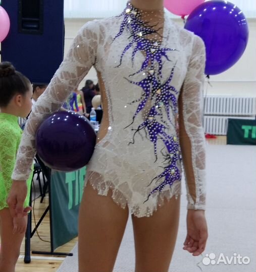Купальник для художественной гимнастики, рост 158