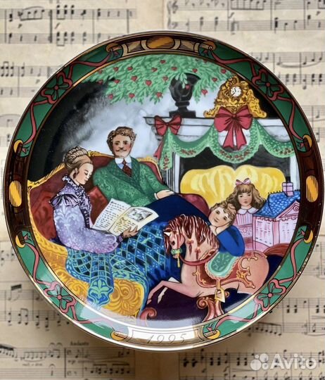 Рождественские декоративные тарелки