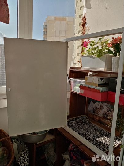 Люк под плитку 50х50см нажимной, стальной97х66