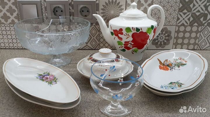 Посуда из СССР. 50 ые-80 ые годы. Винтаж