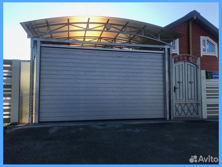 Гаражные ворота, секционные ворота DoorHan Alutech