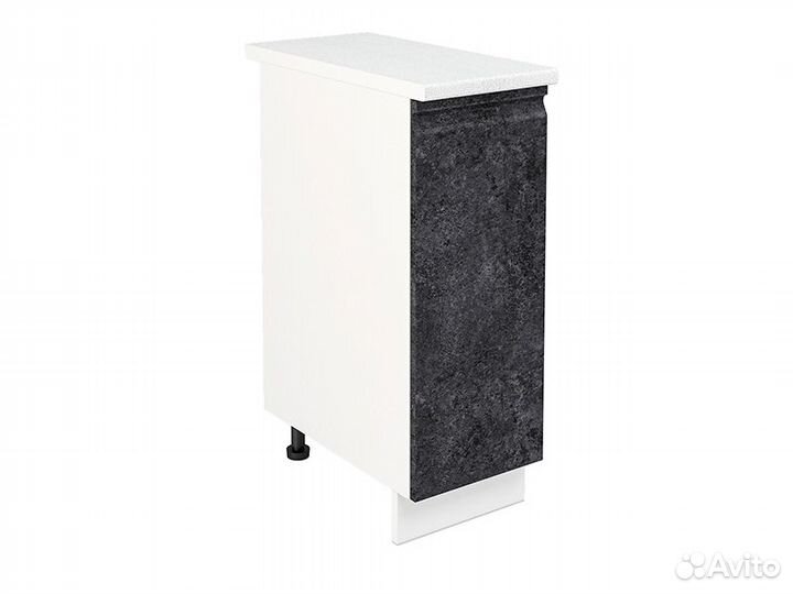 Кухня Бруклин тумба шн 300 фасад шн 300 бетон чер