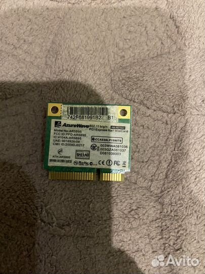Сетевая карта AzureWave 2.4 ghz AR5B95