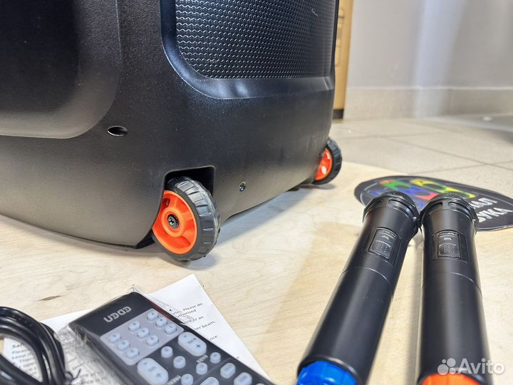 Большая метровая портативная колонка Eden 1500W