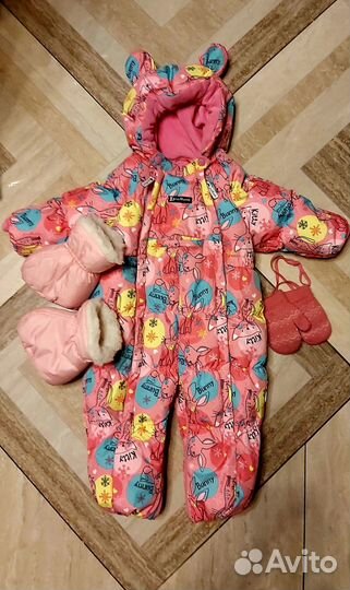 Зимний комбинезон-конверт. Premont от 0-12 мес