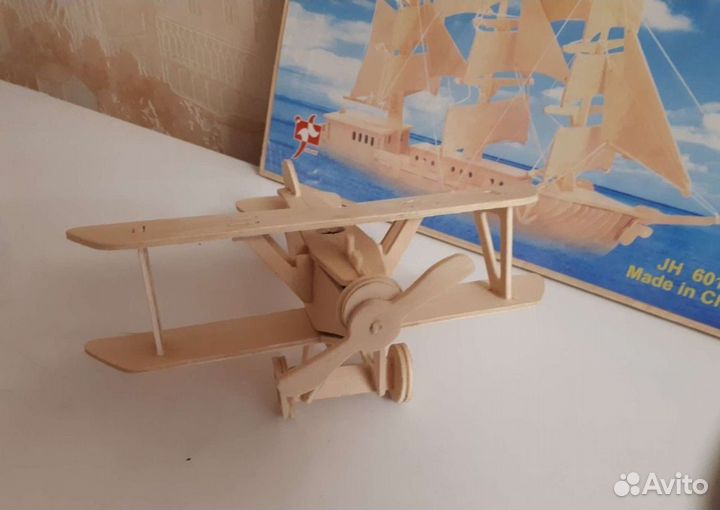 Новый конструктор 3D Парусник+ самолет в подарок