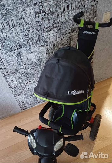 Детский велосипед с ручкой